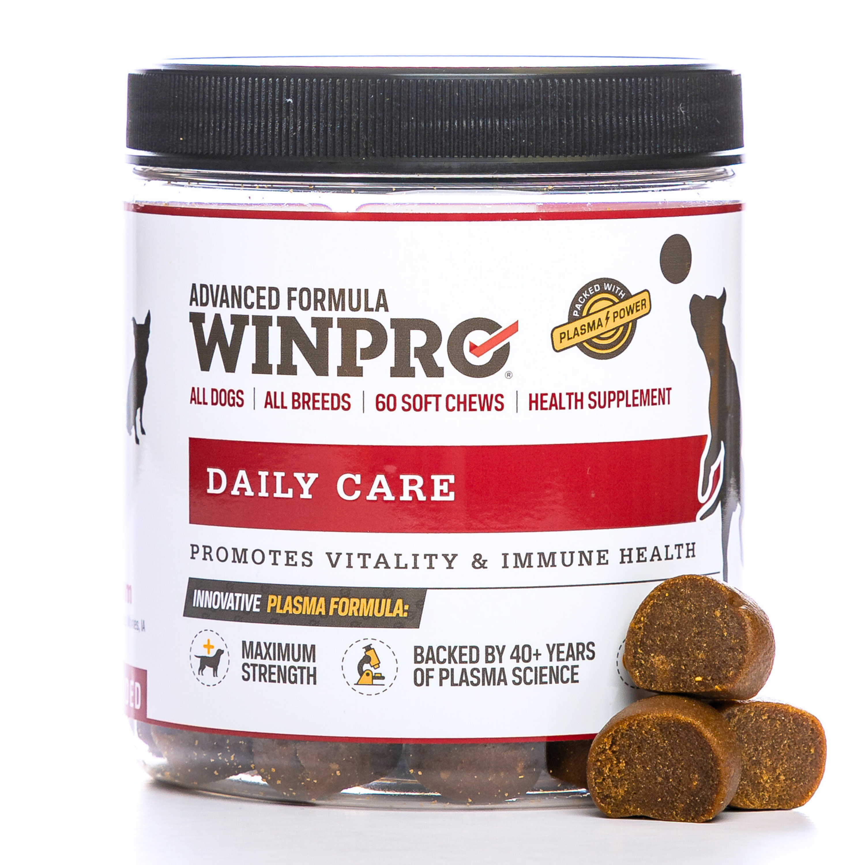Daily Immune Support for Dogs | Plasma + Probiotic Chews