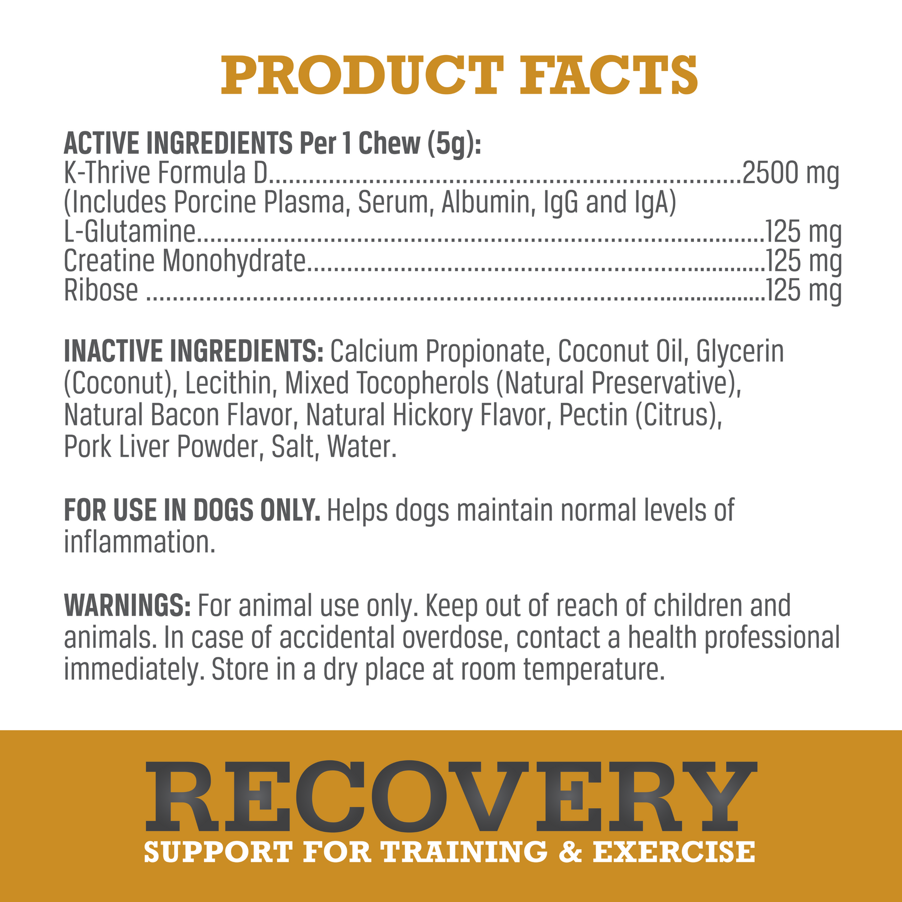 Recovery