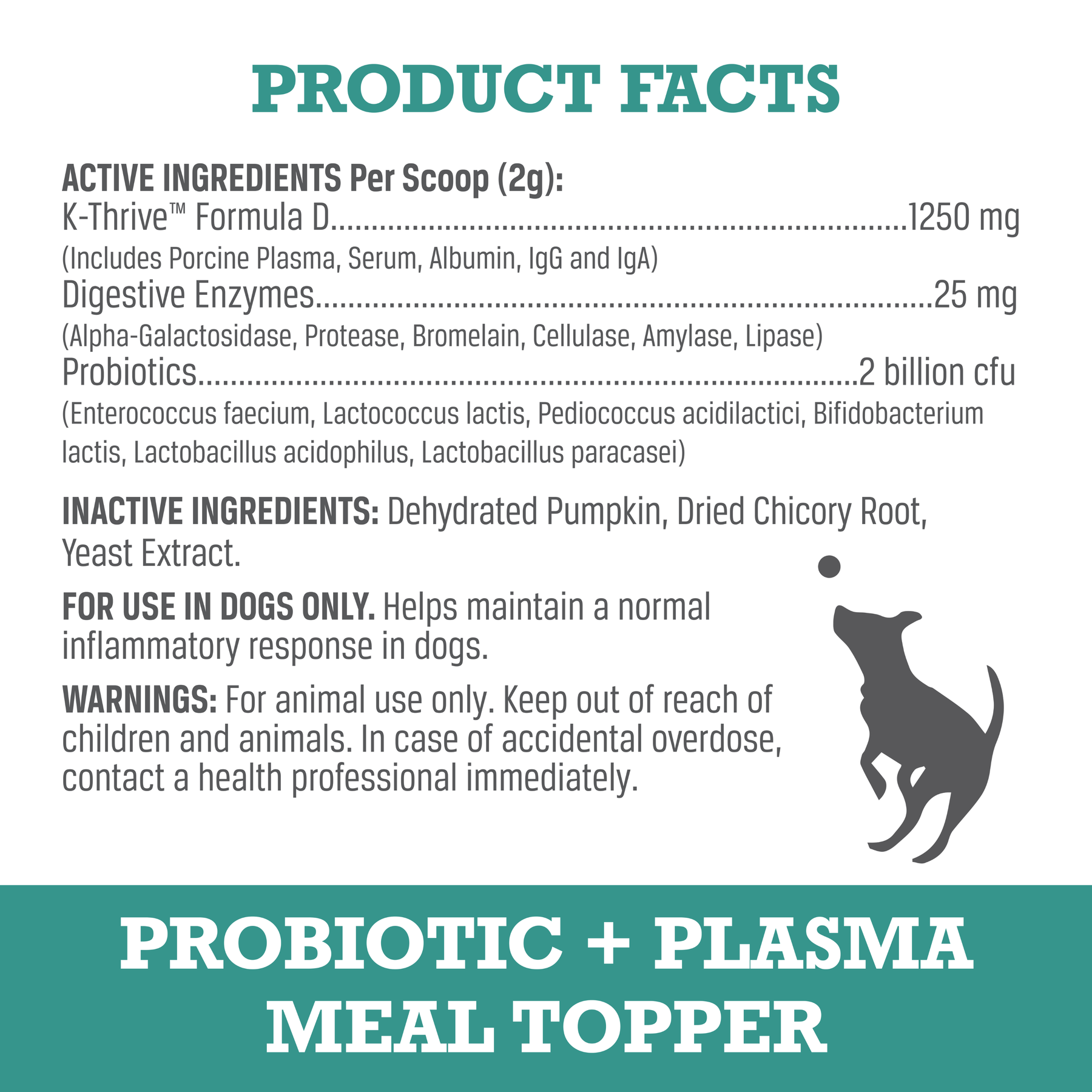 Probiotic + Plasma Meal Topper