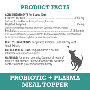 Probiotic + Plasma Meal Topper