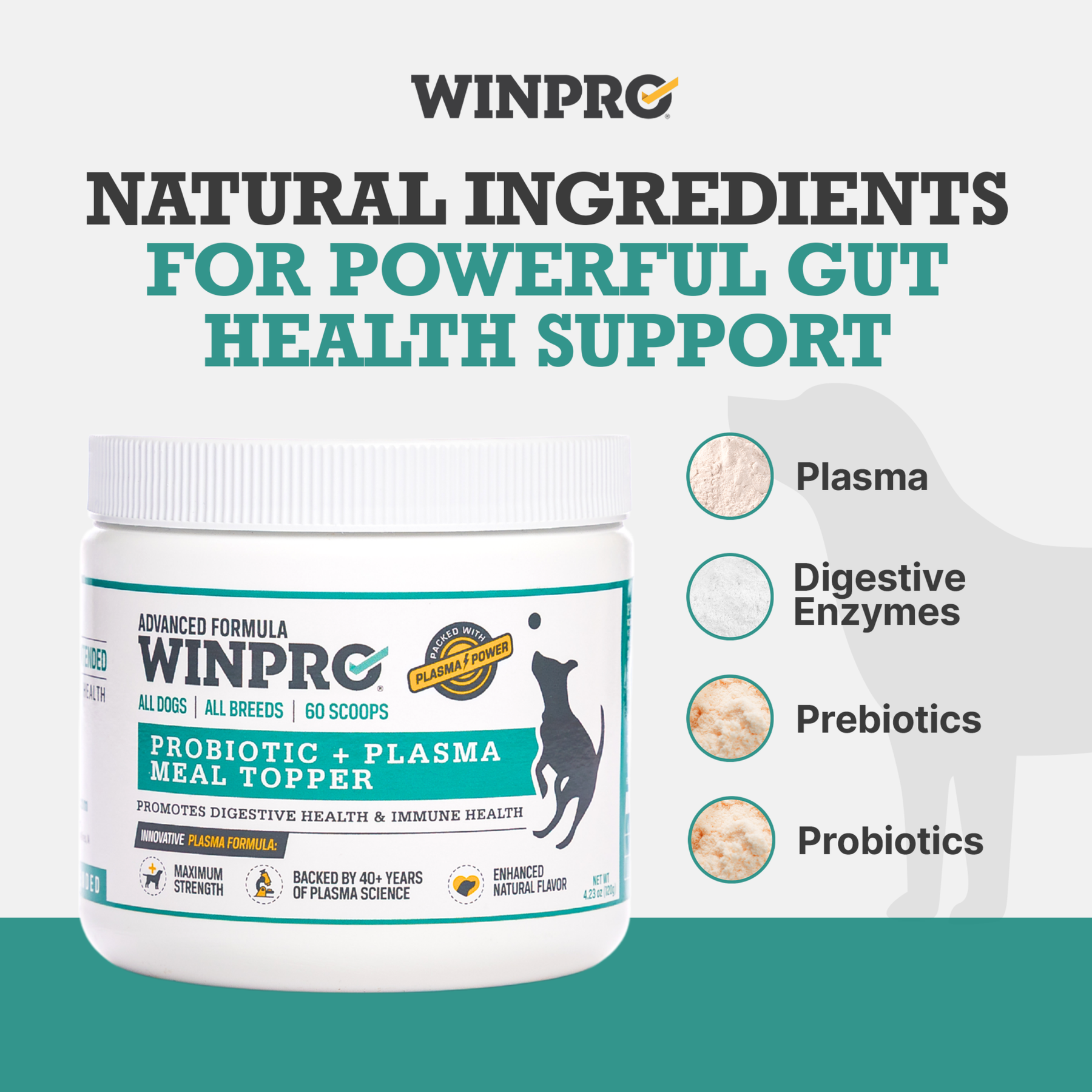 Pre+Probiotic Plasma Meal Topper