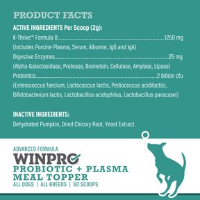 Pre+Probiotic Plasma Meal Topper