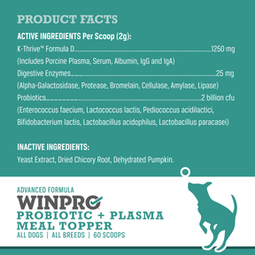 Pre + Probiotic Plasma Meal Topper