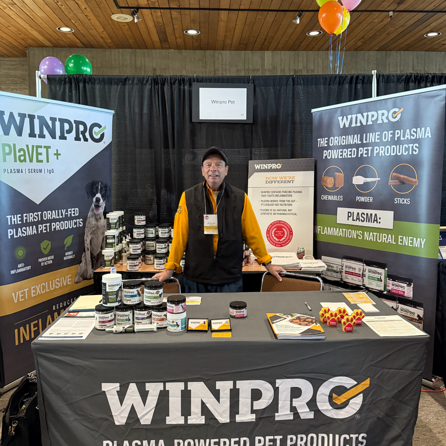 Bill Bernardo at the WINPRO booth