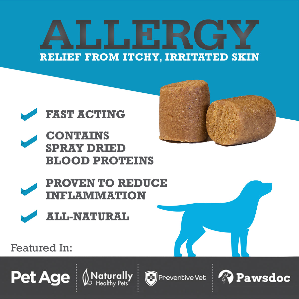 Image showcasing Dog Allergy Relief | Natural Antihistamines | WINPRO Pet