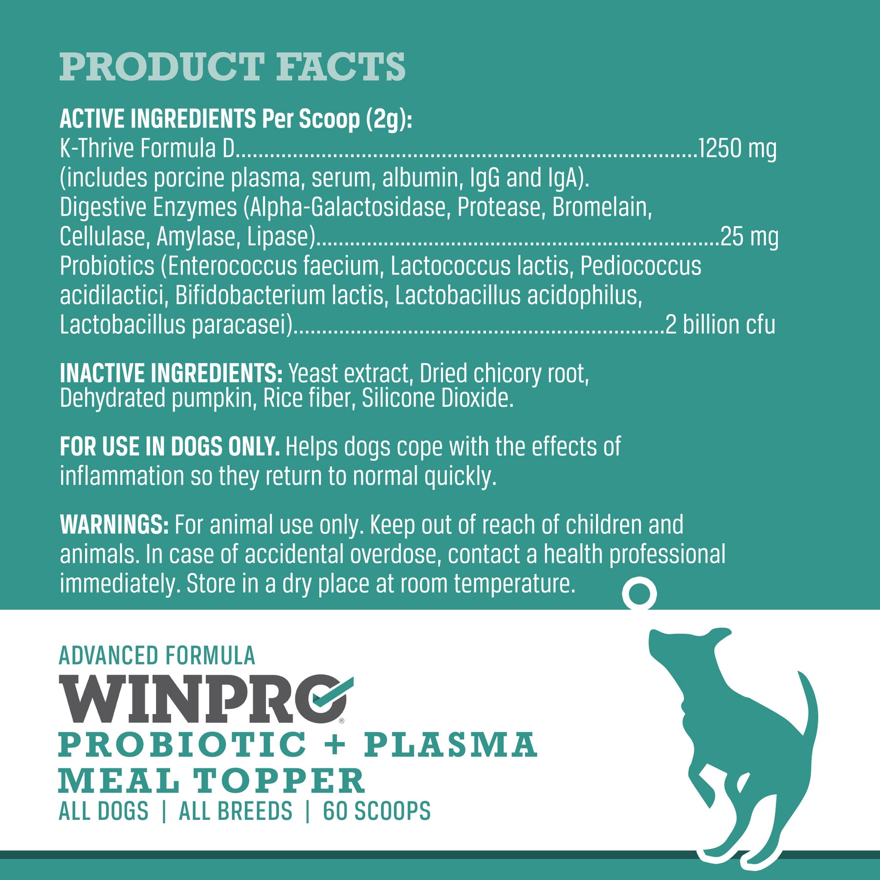 Pre + Probiotic Plasma Meal Topper